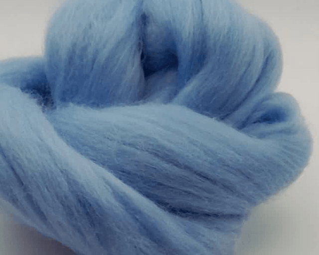 Dyed Merino wool top 22micron 25g
