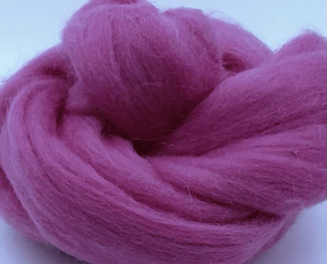 Dyed Merino wool top 22micron 25g