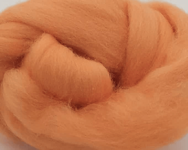 Dyed Merino wool top 22micron 25g